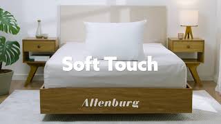 Vídeo de Travesseiro Altenburg Soft Touch com Suporte Médio 50x70 cm