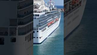 SHOCKED :  PRINCESS CRUISE Left the dock with style