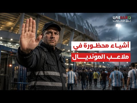 تجنّبها.. أشياء قد تمنعك من دخول ملاعب #كأس_العالم_2026. 