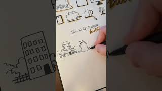 How to Sketchnote Buildings part 1 #sketchnoting #drawing #art #sketch