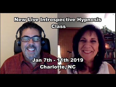098 Antonio Sangio - Alba Weinman. New Live Introspective Hypnosis Class JAN 2019