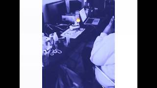 ksace in the studio with Febuerii and Willfromqueens