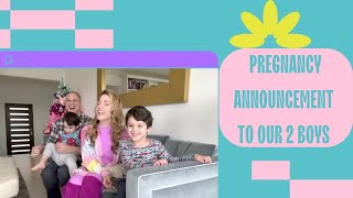 Pregnancy Announcement to Our Kids