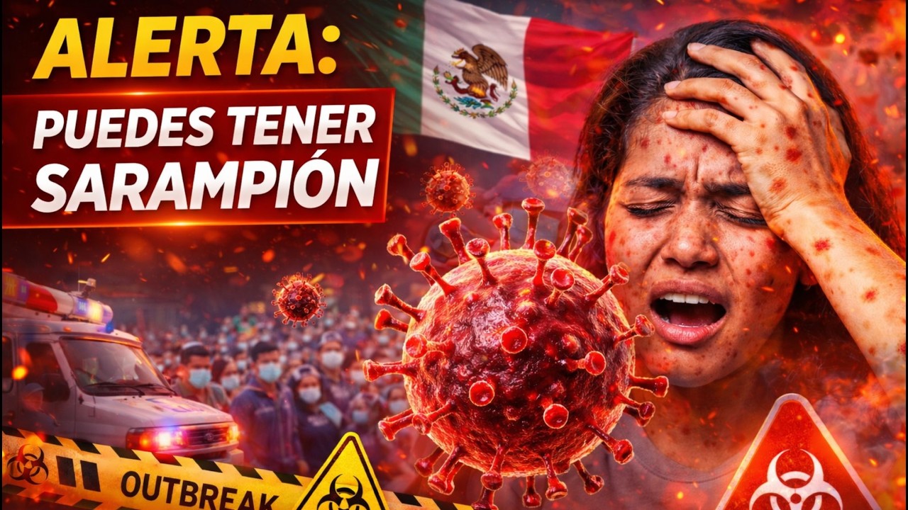 ¿CÓMO SABER si tienes SARAMPIÓN?