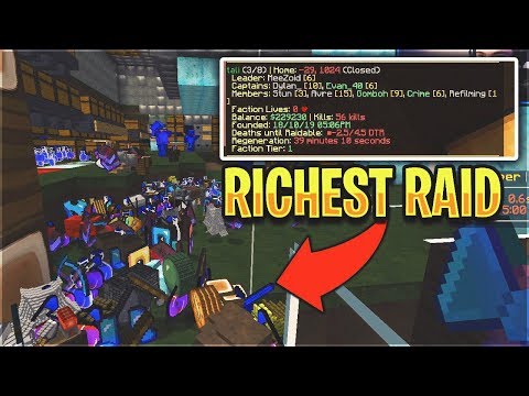 we made the RICHEST faction raidable... and then we went raidable | Minecraft HCF