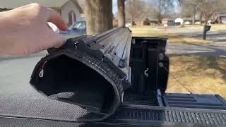 Truxedo Sentry CT hard roll up cover on 2022 Toyota Tundra short bed.