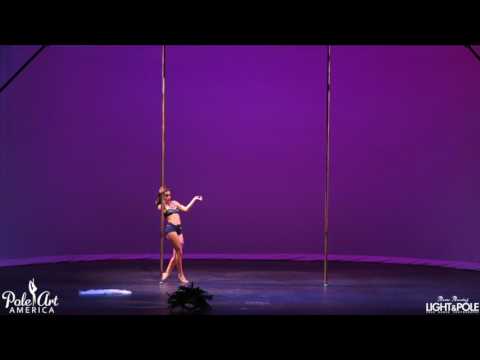 Pole Art America 2017 - International Pro Women's Division 3rd Place - Monique Volpe (Canada)