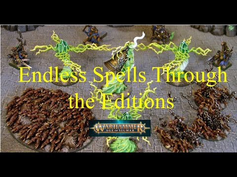 Age of Sigmar - Endless Spells through the Editions