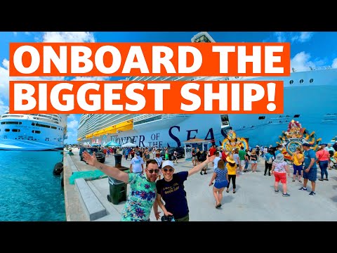 Boarding the LARGEST Cruise Ship In The World: Wonder of the Seas