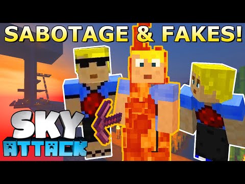 SABOTAGE von Croco & Fake Sparks wollen mich töten! - Minecraft SKY ATTACK #20