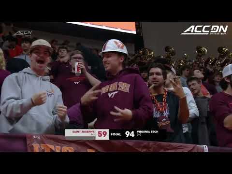 Saint Joseph's vs. Virginia Tech Condensed Game | 2025-26 ACC Men's Basketball