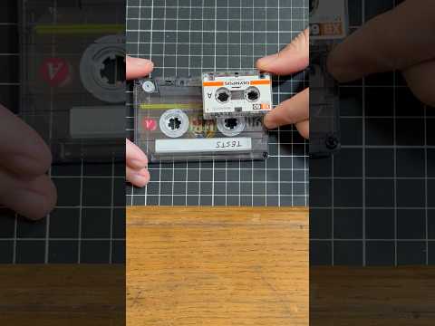 📼 Microcassette toute mignonne pour dictaphone