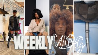 Wkly Vlog | CLT Life| Influencer Besties Meetup, Photo Shoot Event, Wig Shopping & Vegas Trip Prep✨👑