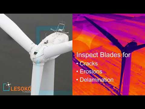 Wind Turbine Blade Inspection Drone Service