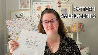 PATTERN AMENDMENTS For Alice's Wonderland Sampler Quilt