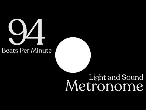 Metronome 94 BPM - With Blinking Light