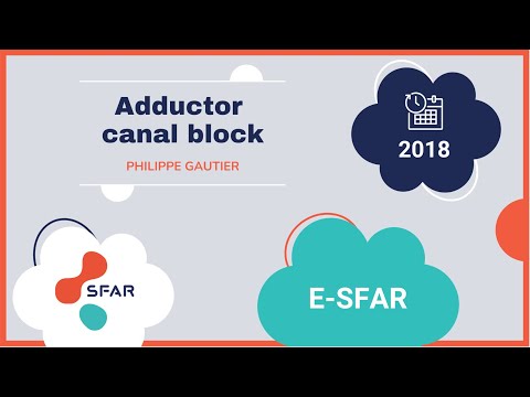 e-sfar 2018 - Adductor canal block
