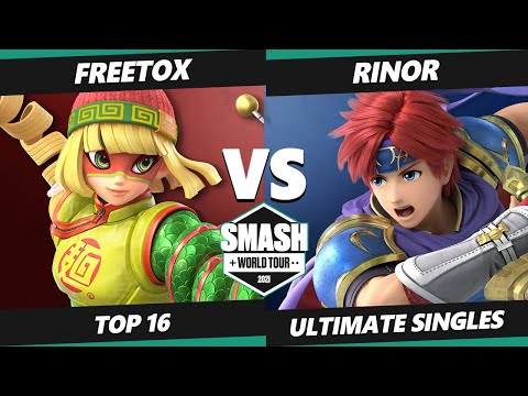 SWT EU RF Top 16 - Freetox_ (Min Min) Vs. Rinor (Roy) SSBU Ultimate Tournament