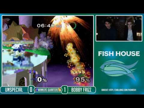 Fish House 1 SSBM - Unspecial (Falco) Vs. Bobby Frizz (Fox) Winners Semis