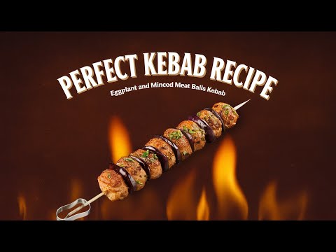 Grilled Eggplant and Meat Skewers: The Best of Both Worlds