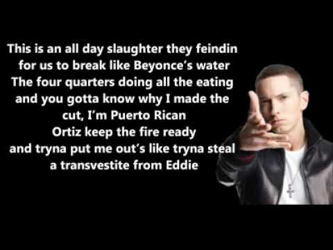 New 2012 Shady 2.0 BET Cypher 2011 - Eminem Feat. Yelawolf & Slaughterhouse // Lyrics On Screen