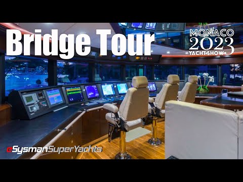 Bridge tour of $65 Million Superyacht - M/Y Resilience