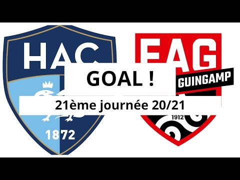 Le Havre - Guingamp [1-(1)] GOAL 90+2' (Sylvio Ronny Rodelin) 21ème journée 2020/21