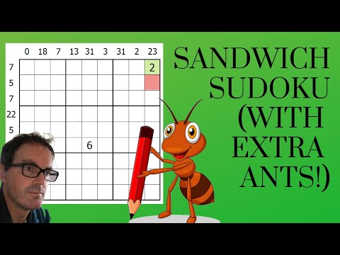 Sandwich Sudoku (With Extra Ants!)
