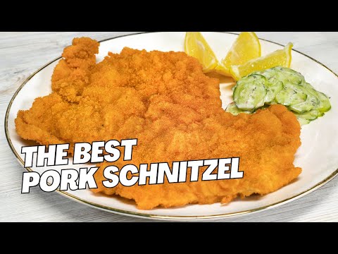 Best & Easy PORK SCHNITZEL in 10 Minutes. German PORK SCHNITZEL. Recipe by Always Yummy!