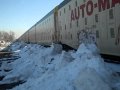 CSX 8441 Leads Monstrous Autotrain At Hammond South Shore Station