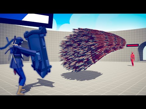 NINJA MIRROR SHIELD vs EVERY GOD - TABS | Totally Accurate Battle Simulator 2023