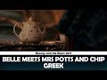 Belle Meets Mrs Potts And Chip Beauty And The Beast 2017 Greek
