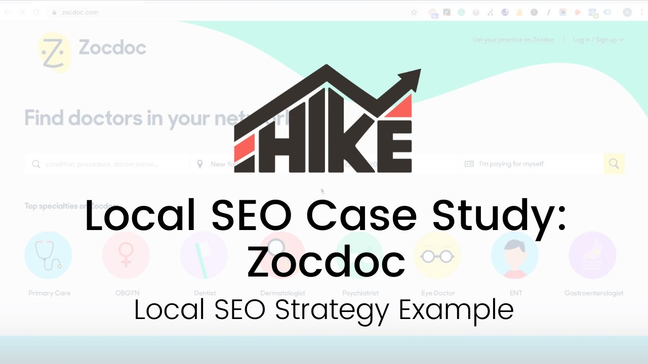 Local SEO Case Study: Zocdoc (SEO for Beginners)