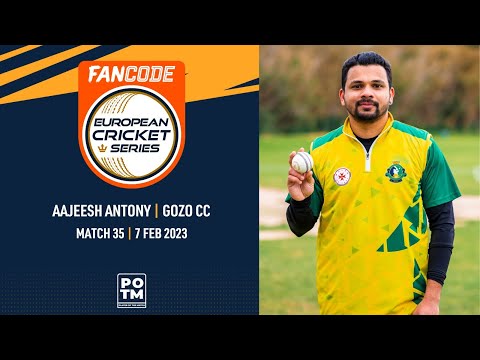 POTM: A.Antony - GOZ vs MSW | Highlights | FanCode ECS Malta | Malta 2023 | ECS23.035