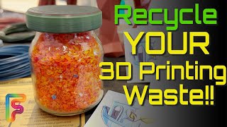 Recycling YOUR Filament Waste into new Filament? Sign me up!