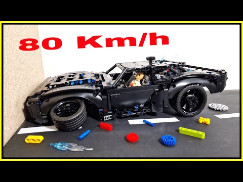 Lego Technic BatMobile CRASH 💥 80 KM/H 💥 Lego car CRASH TEST - Lego Technic CRASH Test | Lego 42127