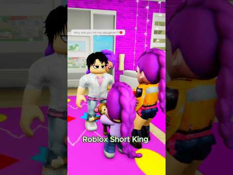 Jinu kicks out Baby Rumi's stepmother 😁  #roblox #kpop #brookhaven