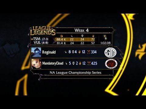 Recap: TSM v VUL - LCS 2013 NA Spring W4D2