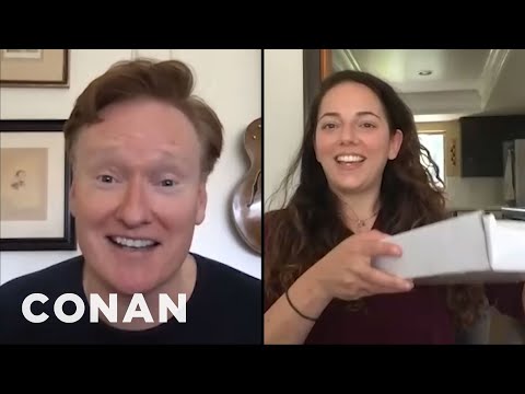 Conan Mails Sona An "Employee Of The Month" Award | CONAN on TBS