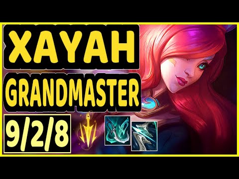 XDSMILEY (XAYAH) - 9/2/8 KDA BOTTOM ADC GAMEPLAY - EUW Ranked GRANDMASTER