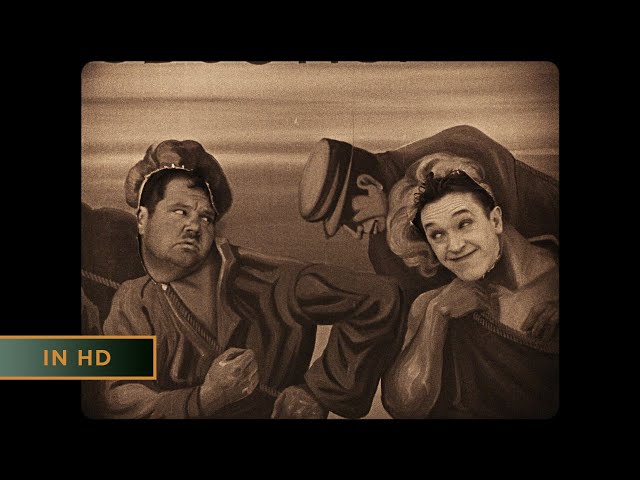 Laurel & Hardy: Year One | With Love and Hisses (1927) - Clip [HD]
