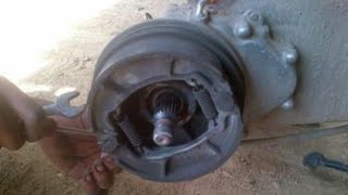 TUTORIAL .MENCOPOT KAMPAS REM BELAKANG MOTOR MATIC HONDA  BEAT