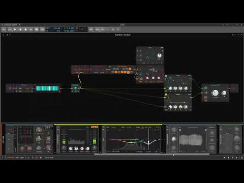 Generative ambient with Bitwig Grid, Delay+, and Convolution