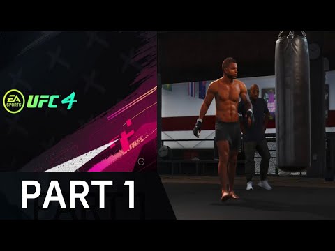 UFC 4 Career Mode Walkthrough Gameplay Part 1 - Training (EA Access)