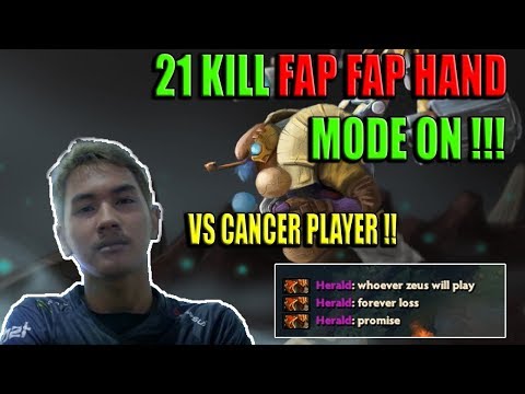 InYourDream Tinker Mid Fap Hand Mode on !! Lawan Cancer Player