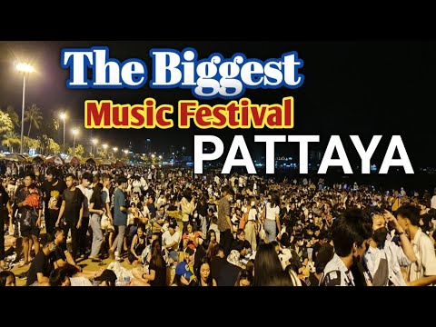 The Biggest Music Festival Pattaya Beach 2022 Thailand