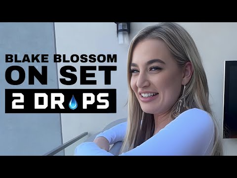 Blake Blossom on set for official2drops   | #blakeblossom