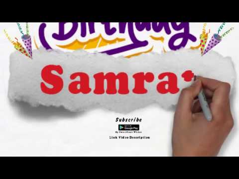 Happy Birthday Samrat
