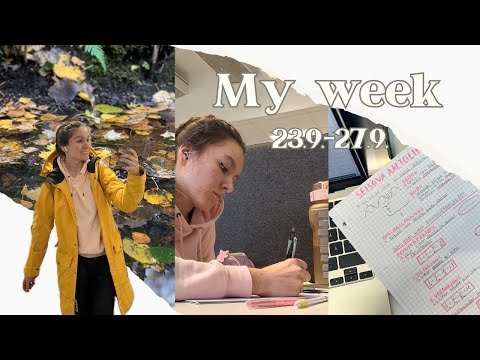 YO-kirjoitukset ja kouluarkea📚|My week