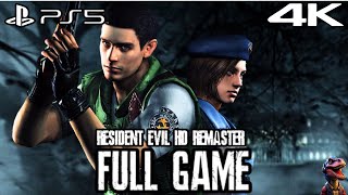 Resident Evil HD Remaster Full Game Gameplay | Chris Redfield | 4K 60FPS No Commentary